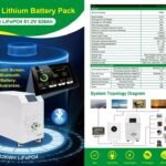 32kWh LiFePO4 battery pack 7inch touch screen with Bluetooth 5 years guarantee hot sell